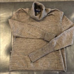 Country Shop Turtleneck Sweater - Brown; Large